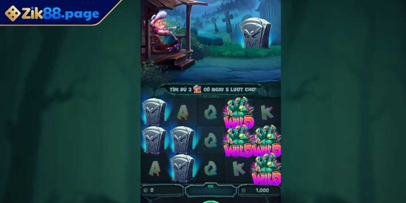 Bà Nội Vs Zombie Zik88 – Tựa Game Slot Độc Đáo Thưởng Lớn 3 Chọn mức tiền phù hợp