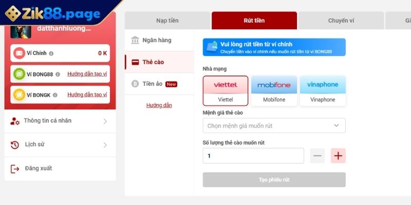 Nạp Rút Tiền Zik88 3 Đảm bảo internet ổn định khi nạp rút tiền ZIK88