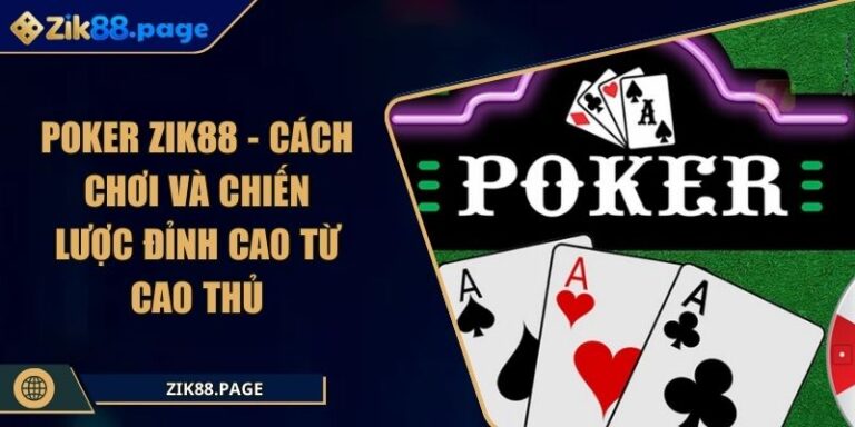 Poker ZIK88